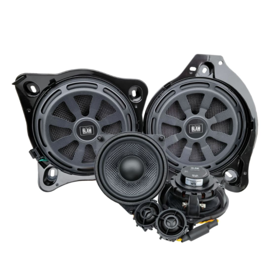BLAM Relax MB.1-KIT Trójdrożny zestaw głośników o średnicy woofera 100mm, mocy 40W RMS dedykowany do samochodów Mercedes-Benz